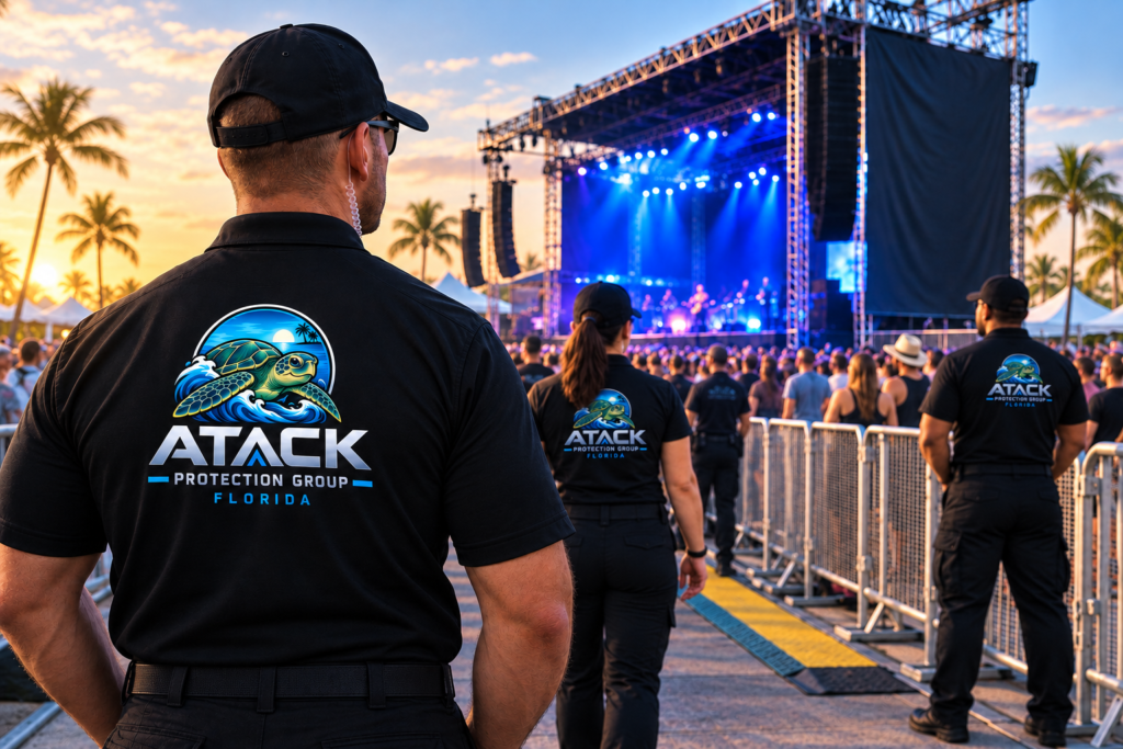 atack protection event security concerts florida